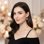 ✨ Trendy Double Butterfly Alloy Plating Rhinestones Necklace Set With Earrings Jenkley & Co
